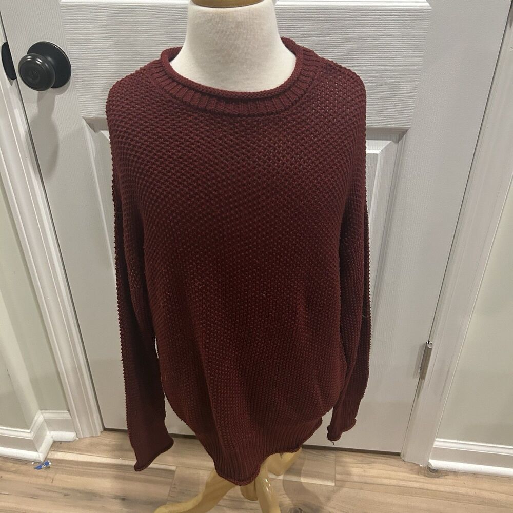 Jessica Simpson Women's Red Pullover Sweater Size Small Workwear Casual